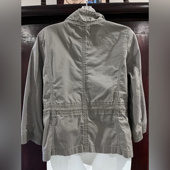 Loft Gray Jacket with Draw-String Waist & Pockets - Picture 4 of 6